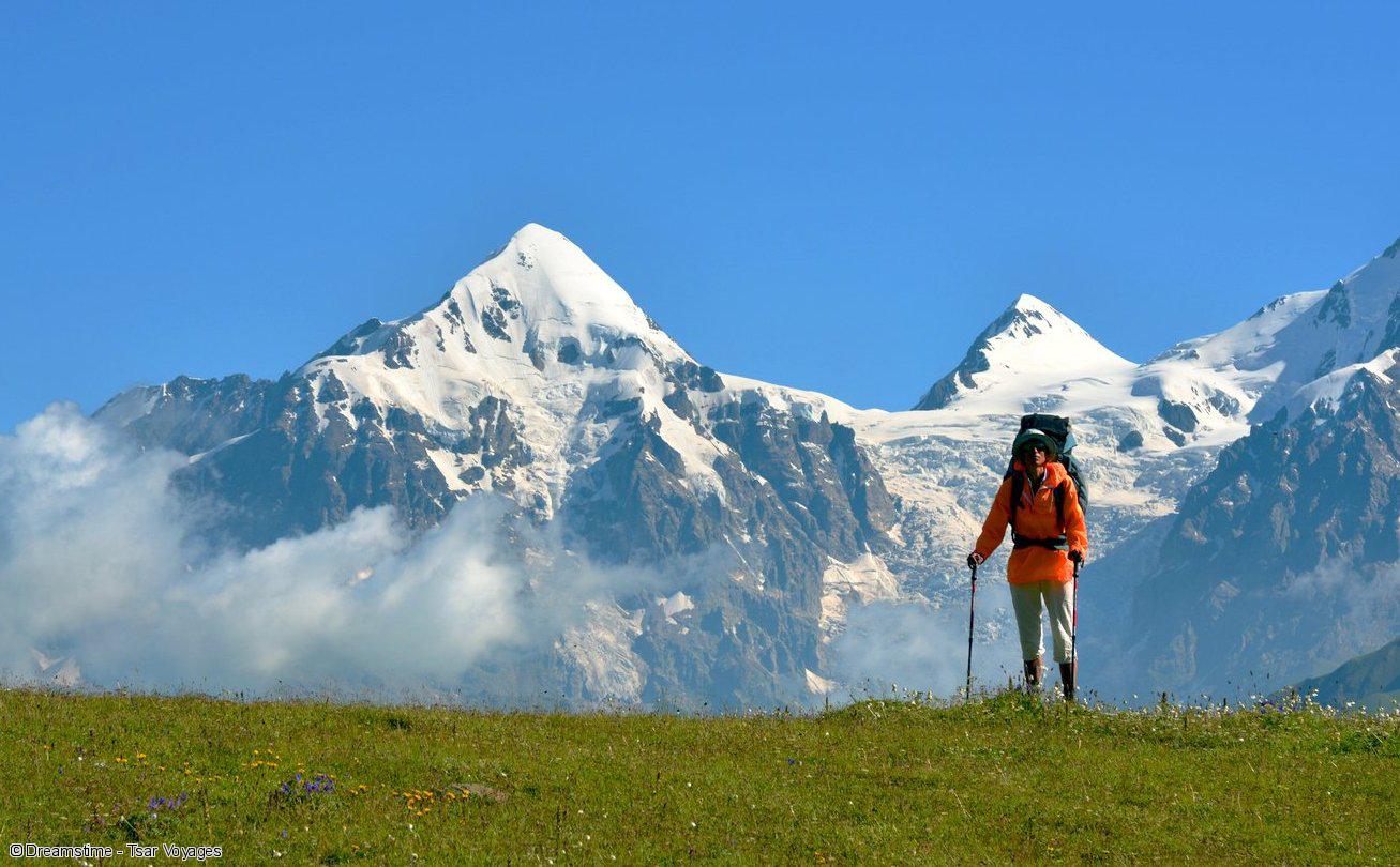 Géorgie : randonnée dans le Caucase (Svanétie) Caucase trek trekking georgie randonnée
